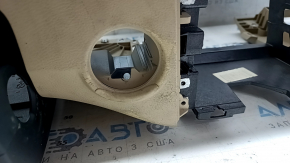 Торпедо передняя панель с AIRBAG VW CC 08-16 бежевая, полезла краска, царапины