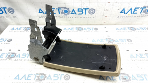 Подлокотник центральной консоли VW CC 08-17 кожа, бежевая, 3 части