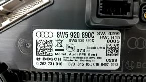 Щиток приборов Audi A4 B9 17-25 большой дисплей, 106к, царапины