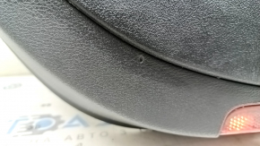 Carton pentru uși spate stânga VW CC 08-17 negru cu inserție din piele bej, cotieră din piele bej, mulaj gri