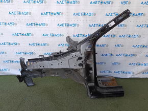 Четверть передняя левая Nissan Rogue 21-26 черная, отпилена