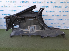 Четверть крыло задняя левая Ford Fusion mk5 13-20 отпилена, черная, вмятинка