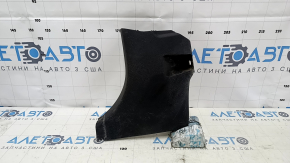 Decorație stâlp stânga jos față Toyota Rav4 06-12 negru, uzat, zgârieturi