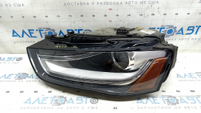 Фара передняя левая в сборе Audi A4 B8 13-16 рест ксенон led