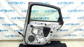 Дверь в сборе задняя правая Audi A4 B8 09-16 седан, серебро LX7W, тычки