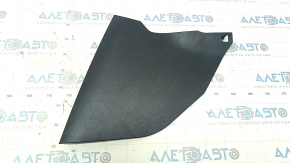 Decorație consola centrală partea dreaptă Nissan Murano z52 15-18 față, negru, zgârieturi