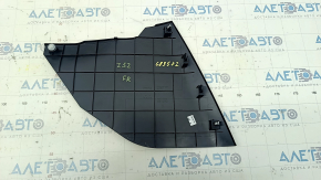 Decorație consola centrală partea dreaptă Nissan Murano z52 15-18 față, negru, zgârieturi