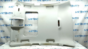 Обшивка потолка Audi A4 B8 13-16 рест, седан, под люк, серая, заломы, примятости, под чистку