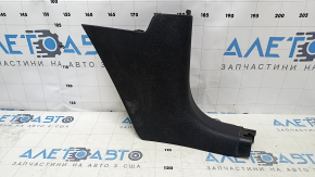 Ornamentar stâlp inferior dreapta VW Jetta 11-18 USA negru, zgârieturi, zgârieturi