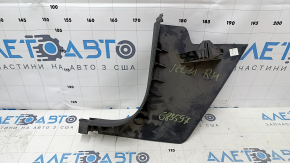 Ornamentar stâlp inferior dreapta VW Jetta 11-18 USA negru, zgârieturi, zgârieturi