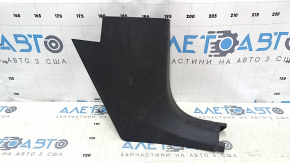 Decorație stâlp dreapta jos față VW Passat b7 12-15 USA negru, zgârieturi