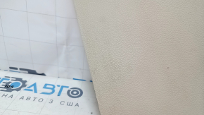 Decorație stâlp dreapta jos față VW Passat b7 12-15 bej SUA, zgârieturi, abraziune
