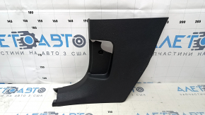 Decorație stâlp stânga mijloc față VW Passat b8 16-19 USA negru, zgârieturi
