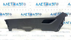 Decorație consola centrală partea dreaptă Nissan Murano z52 15-18 negru, zgârieturi