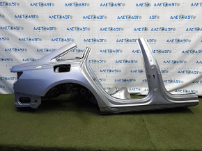Четверть крыло задняя правая Audi A6 C8 19-24 отпилена, с центральной стойкой, серебро, тычка