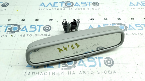 Зеркало внутрисалонное Audi A4 B8 08-12 под датчик дождя, с автозатемнением, серое, царапины