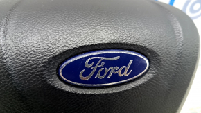 Подушка безопасности airbag в руль водительская Ford Fusion mk5 17-20 черная, царапины, ржавый пирапатрон