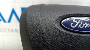 Подушка безопасности airbag в руль водительская Ford Fusion mk5 17-20 черная, царапины, ржавый пирапатрон