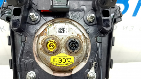 Подушка безопасности airbag в руль водительская Ford Fusion mk5 17-20 черная, царапины, ржавый пирапатрон
