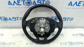 Руль голый Ford Fusion mk5 13-16 черная кожа, потерт, царапины