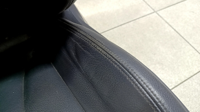 Водительское сидение Audi A4 B8 13-16 с airbag, электрическое, подогрев, кожа черная, потерта кожа