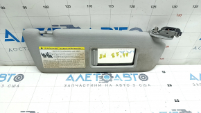Козырек правый Audi A4 B8 13-16 рест седан серый, без крючка, под химчистку