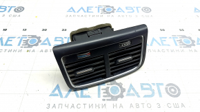 Дефлектор воздуховода центральной консоли Audi A4 B8 13-16 рест черный, царапины