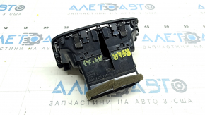 Дефлектор воздуховода центральной консоли Audi A4 B8 13-16 рест черный, царапины