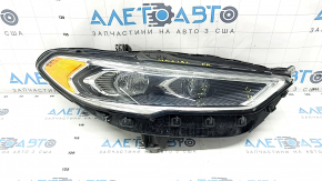 Фара передняя правая в сборе Ford Fusion mk5 17-20 LED, с DRL