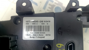 Панель управления радио Ford Fusion mk5 13-20 SYNC 3, царапины, облезло покрытие