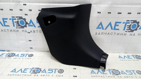 Накладка передней стойки нижняя правая Lexus RX350 RX450h 10-15 черная, царапины
