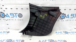 Ornamentare stâlp dreapta jos față Lexus RX350 RX450h 10-15 negru, zgârieturi