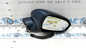Oglinda laterala dreapta Ford Fusion mk5 19-20 12 pini, semnal de rotatie, incalzita, lumina de fundal, BSM, albastra, poke