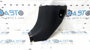 Decorație stâlp stânga jos față Lexus RX350 RX450h 16-22 negru, zgârieturi