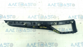 Накладка торпеды правая Ford Fusion mk5 17-20 серая, с вставкой под дерево, потерта