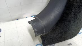 Decorație stâlp stânga jos față Lexus LS460 LS600h 07-12 negru, zgârieturi