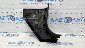 Decorație stâlp stânga jos față Lexus LS460 LS600h 07-12 negru, zgârieturi