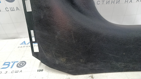 Накладка передней стойки нижняя правая Ford Mustang mk6 15-23 черная, затерта, царапины