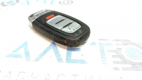 Ключ Audi A4 B8 08-16 smart 4 кнопки, тычки на хроме, царапины
