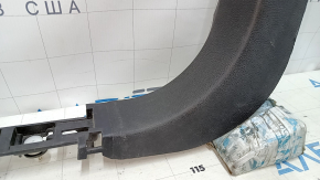 Decorație stâlp stânga jos față Lincoln MKZ 13-16 negru, uzat, zgârieturi