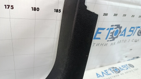 Decorație stâlp stânga jos față Lincoln MKZ 13-16 negru, uzat, zgârieturi