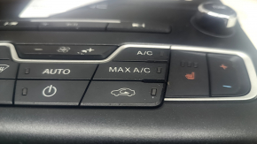 Панель управления радио Ford Fusion mk5 13-20 SYNC 3, царапины, облезло покрытие