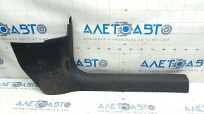 Накладка порога внутренняя передняя правая Audi A4 B8 08-16 седан, черная, царапины, под чистку