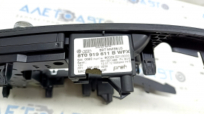 Накладка шифтера Audi A4 B8 13-16 рест, без кнопки start/stop, с управлением медии, МКПП,