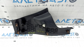 Накладка порога задняя левая Ford Fusion mk5 17-20 черная, потерта