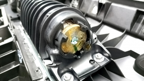 Торпедо передняя панель с AIRBAG Audi A4 B8 13-16 рест, черная, с накладками, царапины