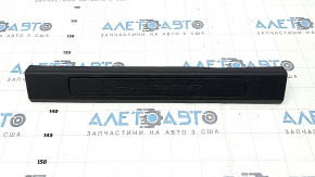 Decorație prag stânga față Ford Fusion mk5 17-20 negru, zgârieturi