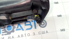Накладка центральной консоли задняя Ford Fusion mk5 17-20 черная, под воздуховоды, царапины, надломаны крепления