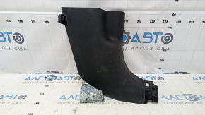 Ornamentare stâlp dreapta jos față Hyundai Santa FE Sport 13-18 negru, zgârieturi, uzat
