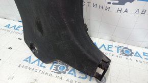 Decorație stâlp dreapta jos față Hyundai Azera 12-17 negru, zgârieturi, uzat